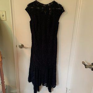 Sleeveless Lace midi length dress by Banana Replublic